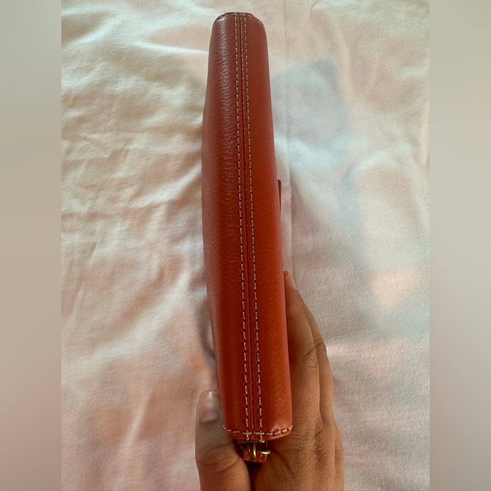Fossil Burnt Red Clay Leather Wallet - Picture 11 of 11